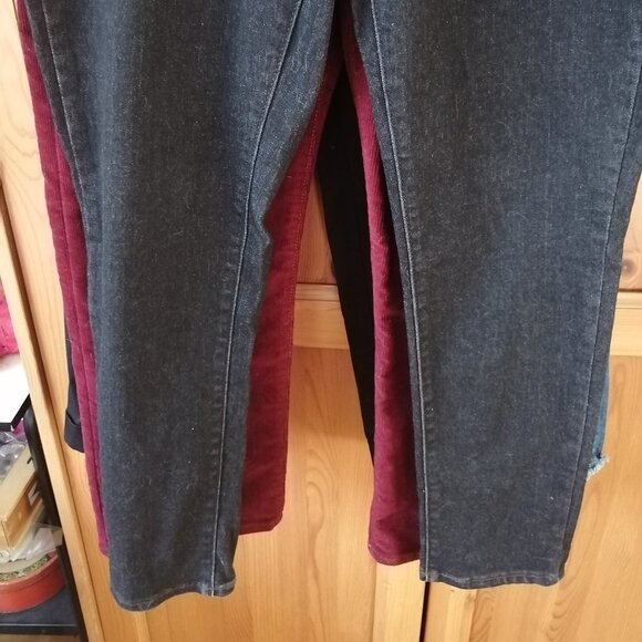 sz 30 LEVI'S Black high rise skinny ankle JEANS - Picture 2 of 8